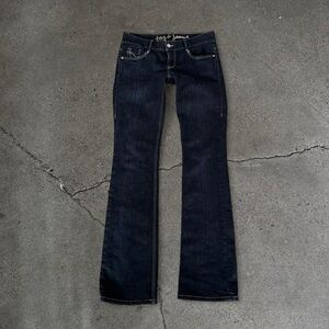 Y2K Low Rise Dark Wash Bootcut Denim